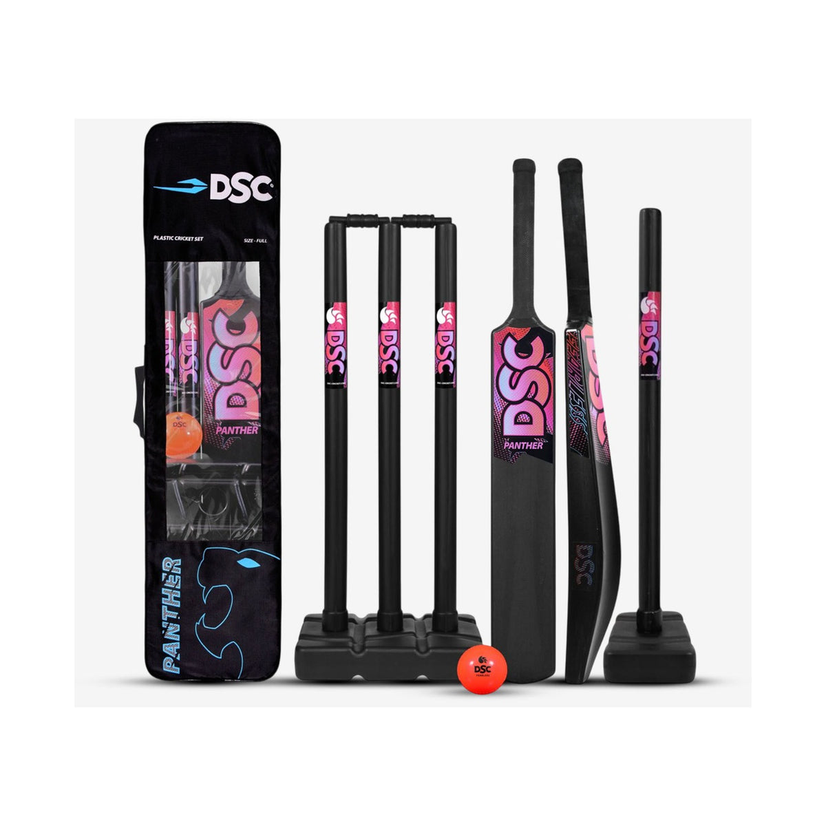 DSC Panther (Black) Bat & Ball